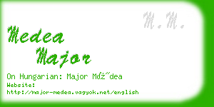 medea major business card